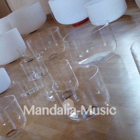 Bols de cristal clair