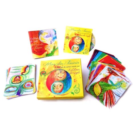 Coffret MASCULIN-FEMININ (jeu de 25 cartes oracle + CD)