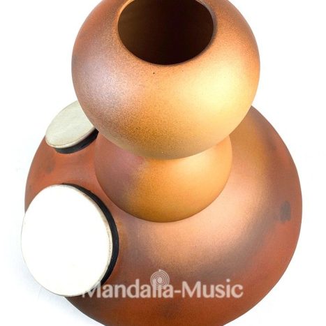 UDU SOUCOUPE CLOCHE DOUBLE + 2 PERCUS