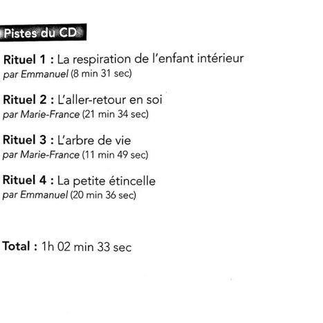 Rituels de l'enfant intérieur