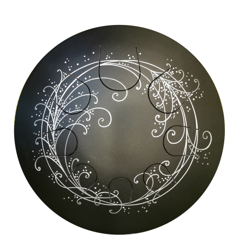 GUDA COIN 2 FACES ARBRE DE LA LUNE ET DU SOLEIL (432HZ)