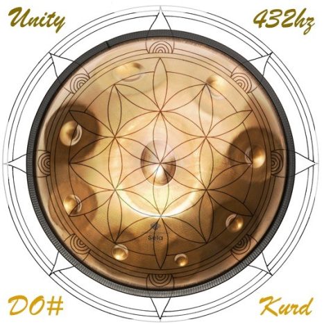 HANDPAN INOX DO# KURD 432Hz UNITY