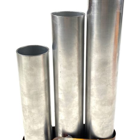 Tubalophone en cuivre diatonique 15 notes Do Maj. Pythagoricien (256/432hz)+ résonateur