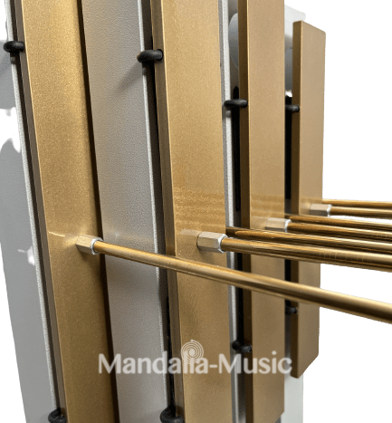 Euphone Or & blanc 7 notes harmoniques (Do 256hz)