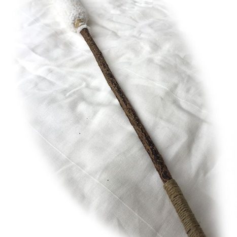 Mailloche tambour chamanique longue