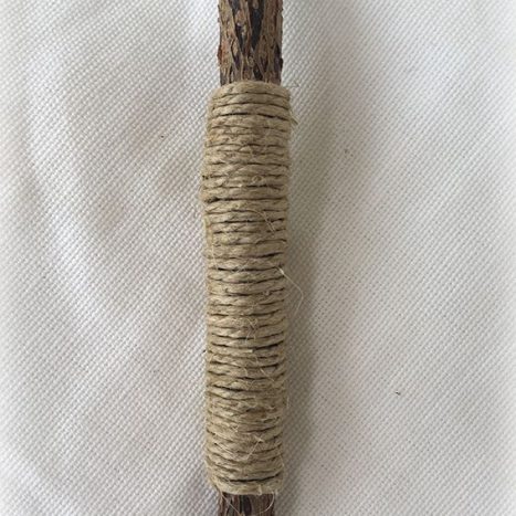 Mailloche tambour chamanique longue
