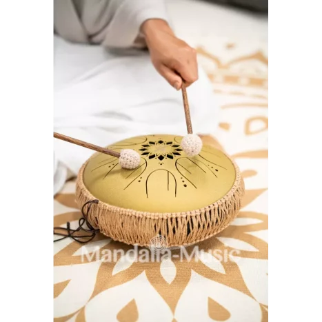 Octave Drum Médium Do mineur (432Hz) Meinl Doré