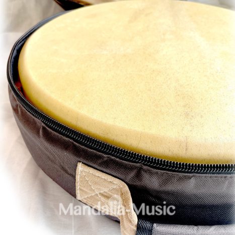 Housse deluxe tambour chamanique + bretelles sac à dos 40, 45 cm - Arbre de vie